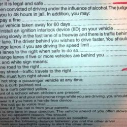 Dmv written test cheat sheet california