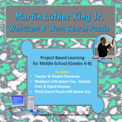 Martin luther king jr webquest