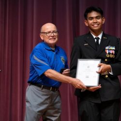 The retired enlisted association jrotc award